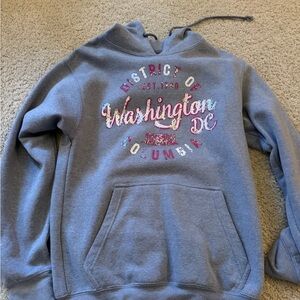 Gray Washington DC Hoodie